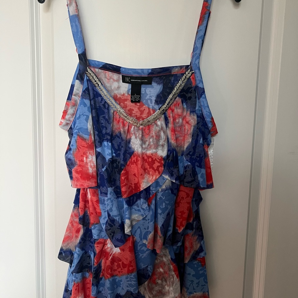 Women's Multicolor Sleeveless Top